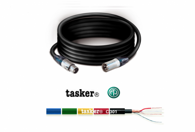 NK3312 — Cavetto XLR 3 Poli Femmina NEUTRIK / XLR 3 Poli Maschio NEUTRIK - 12,0 mt.