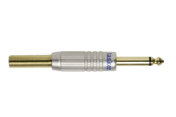 Jack Mono male connector Ø 6,3 mm