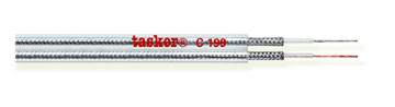 Divisible transparent flat cable 2x0,25