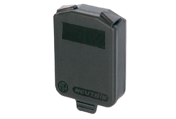 SCDX (Tasker TN448) — D shape panel connector hinged cover for water and dust protection - IP42