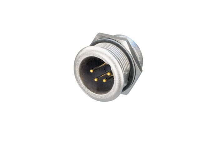 NC4MPR-HD (Tasker TN167) — Connettore maschio XLR 4 poli da pannello. IP67