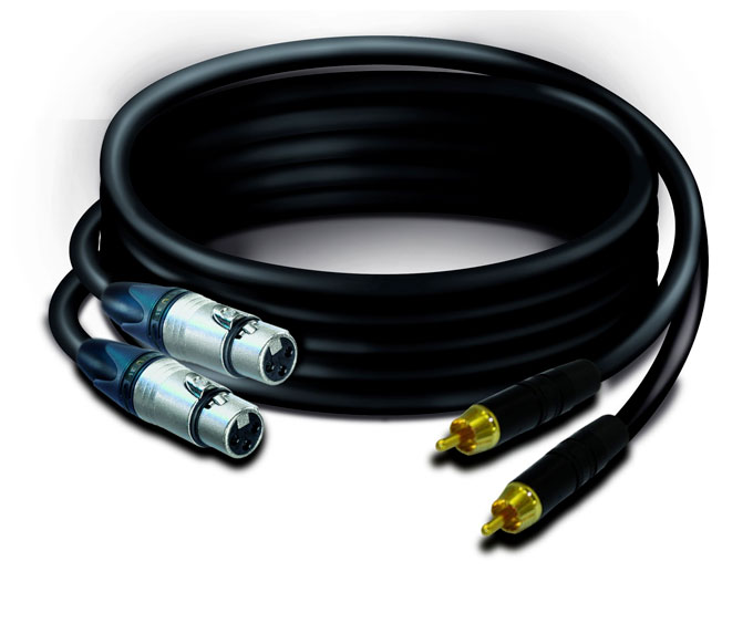 FXXSP121 — Cavo Tasker C121 - 2x Neutrik NC3FXX / 2x RCA NYS 373