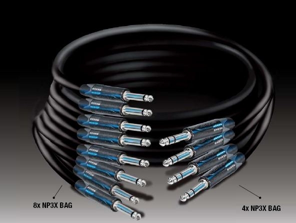 NP3NP308 — Cavo Tasker C308 - Neutrik 8x NP2X BAG / 4x NP3X BAG