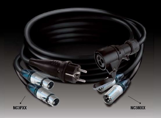DMFSHUCEES — C284 Tasker cable - Neutrik 2x NC3MXX / 2x NC3FXX
