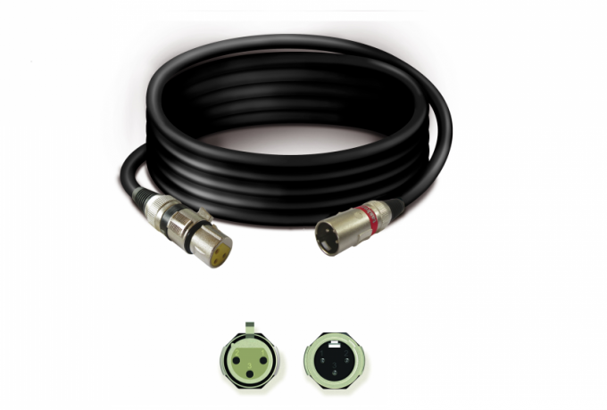 TK343 — Premade Cable T30 + SPM3XLRM + SPF3XLRM - 3 mt