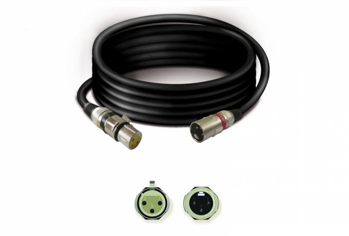 TK349 — Premade Cable T30 + SPM3XLRM + SPF3XLRM - mt 9