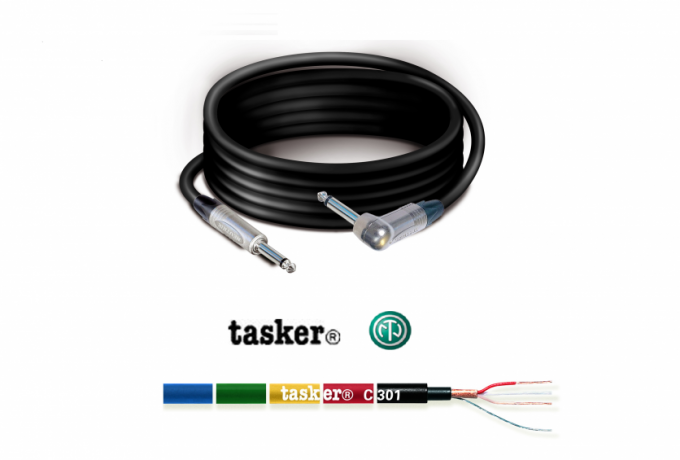 NK1212 — Cavetto Jack Mono 6,3 NEUTRIK / Jack Mono 6,3 - 90° NEUTRIK 12,0 mt.