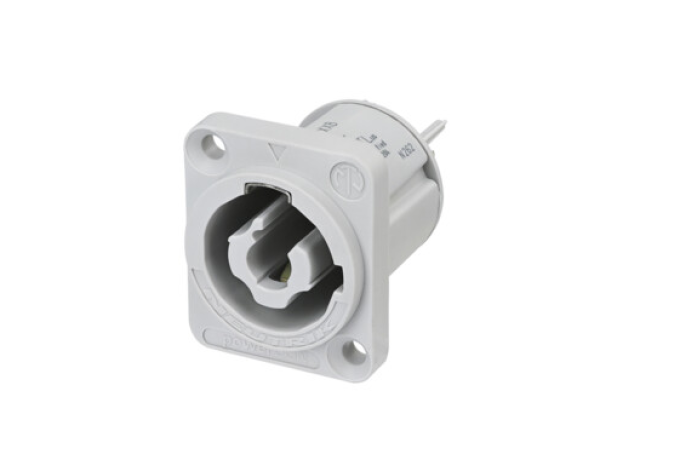 NAC3MPXXB (Tasker TN047) — PowerCON 16A/250V 3-pole male panel mount connector
