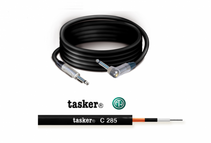 NK119 — Cavetto Jack Mono 6,3 NEUTRIK / Jack Mono 6,3 - 90° NEUTRIK - 9,0 mt.