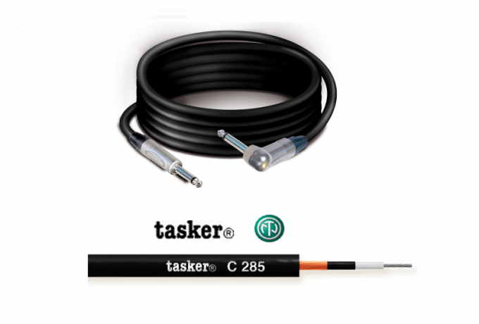 NK1112 — Cavetto Jack Mono 6,3 NEUTRIK / Jack Mono 6,3 - 90° NEUTRIK 12,0 mt.