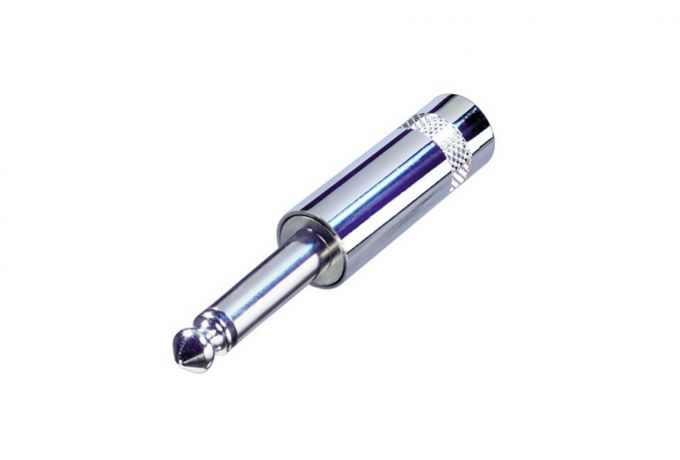 NYS201 (Tasker TN367) — Jack mono maschio 6,3 a 2 poli con corpo in metallo