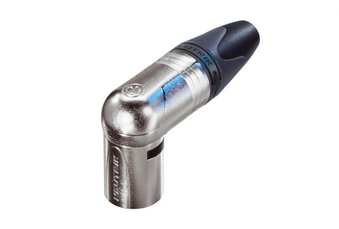 NC3MRX (Tasker TN123) — Right angle male XLR 3 pin connector with silver contacts