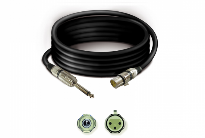 TK239 — Cavetto T30 + SPM6,3M + SPF3XLRM - 9 mt