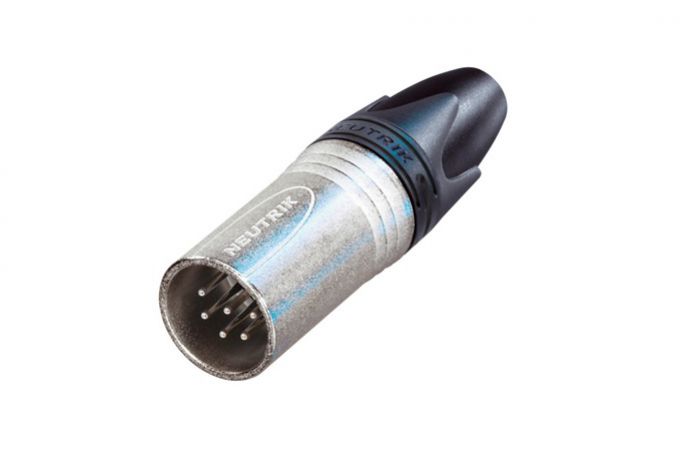 NC6MXX (Tasker TN211) — Connettore XLR 6 poli maschio con contatti argentati