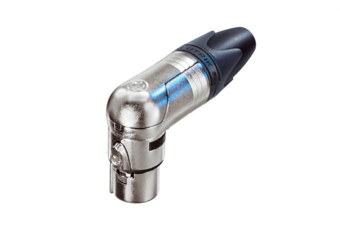 NC3FRX (Tasker TN082) — Connettore XLR 3 poli femmina ad angolo retto e contatti argentati