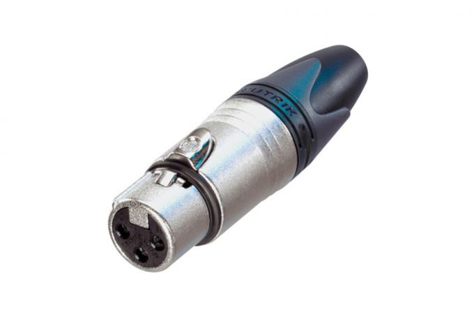 NC3FXX-HA (Tasker TN101) — Connettore XLR 3 poli femmina a crimpare con contatti argentati
