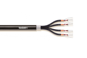 Multipair digital cable singularly shielded 2x(2x0,22)