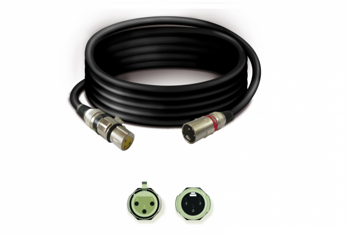TK346 — Cavetto T30 + SPM3XLRM + SPF3XLRM - 6 mt