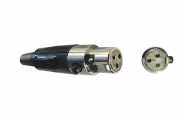 Mini-XLR connector Female 3 Pin