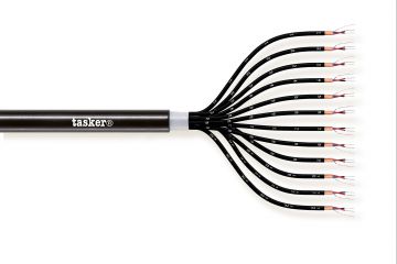 Individually shielded digital multipair cable 12x(2x0,22) 