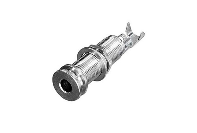 NYS221 (Tasker TN377) — Female 6,3 jack with long-threaded and metal body
