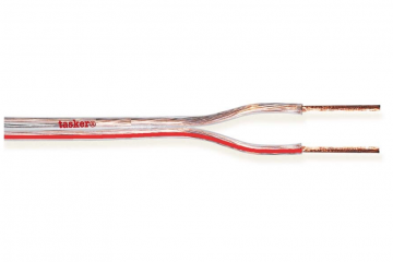 Divisible transparent flat cable 2x0,50 CCA