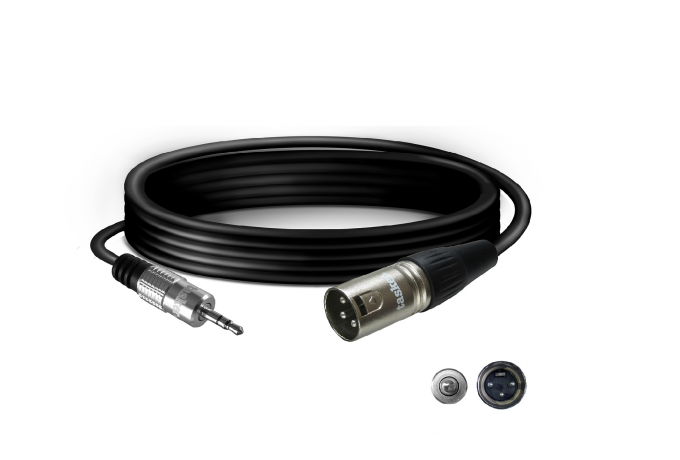 TK055 — Jack stereo 3.5 male/XLR 3 pin male premade cable