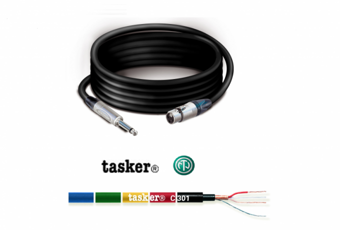 NK226 — Cavetto Jack Mono 6,3 NEUTRIK / XLR 3Poli Femmina NEUTRIK 6,0 mt.