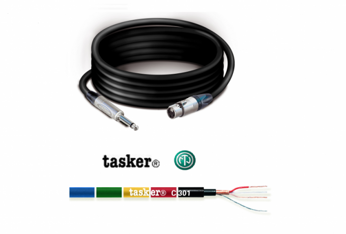 NK229 — Jack Mono 6,3 NEUTRIK / XLR 3Pin Female NEUTRIK premade cable - 9,0 mt